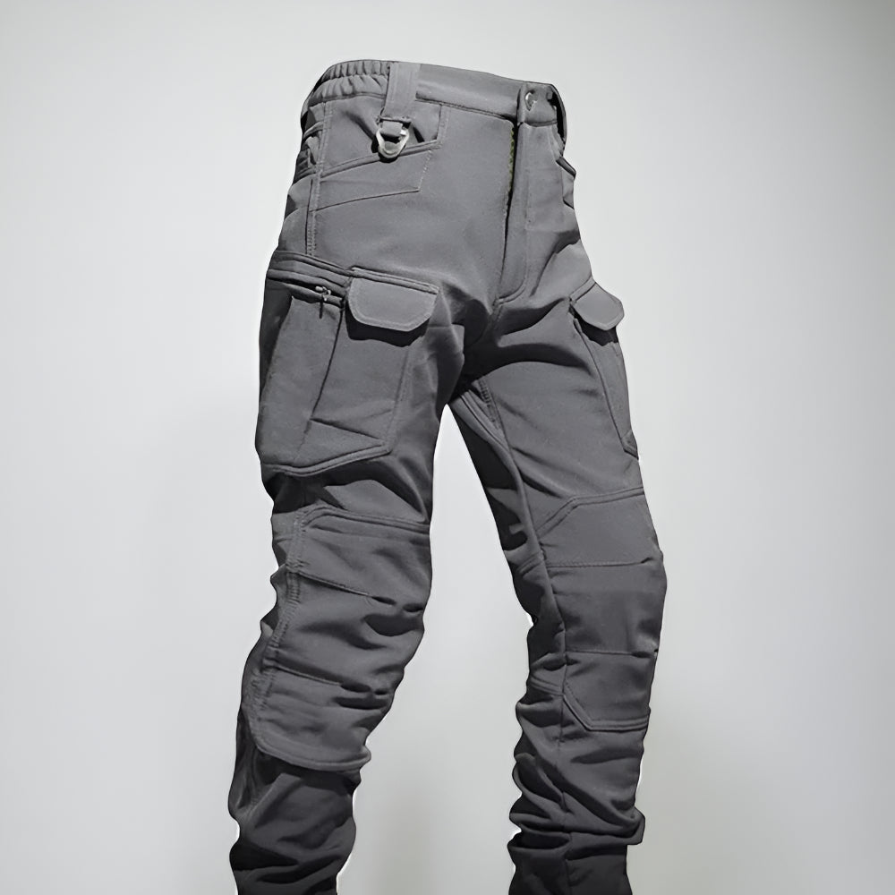 Giacca e pantaloni tattici da uomo per esterni, robusti, con molte tasche e cappuccio