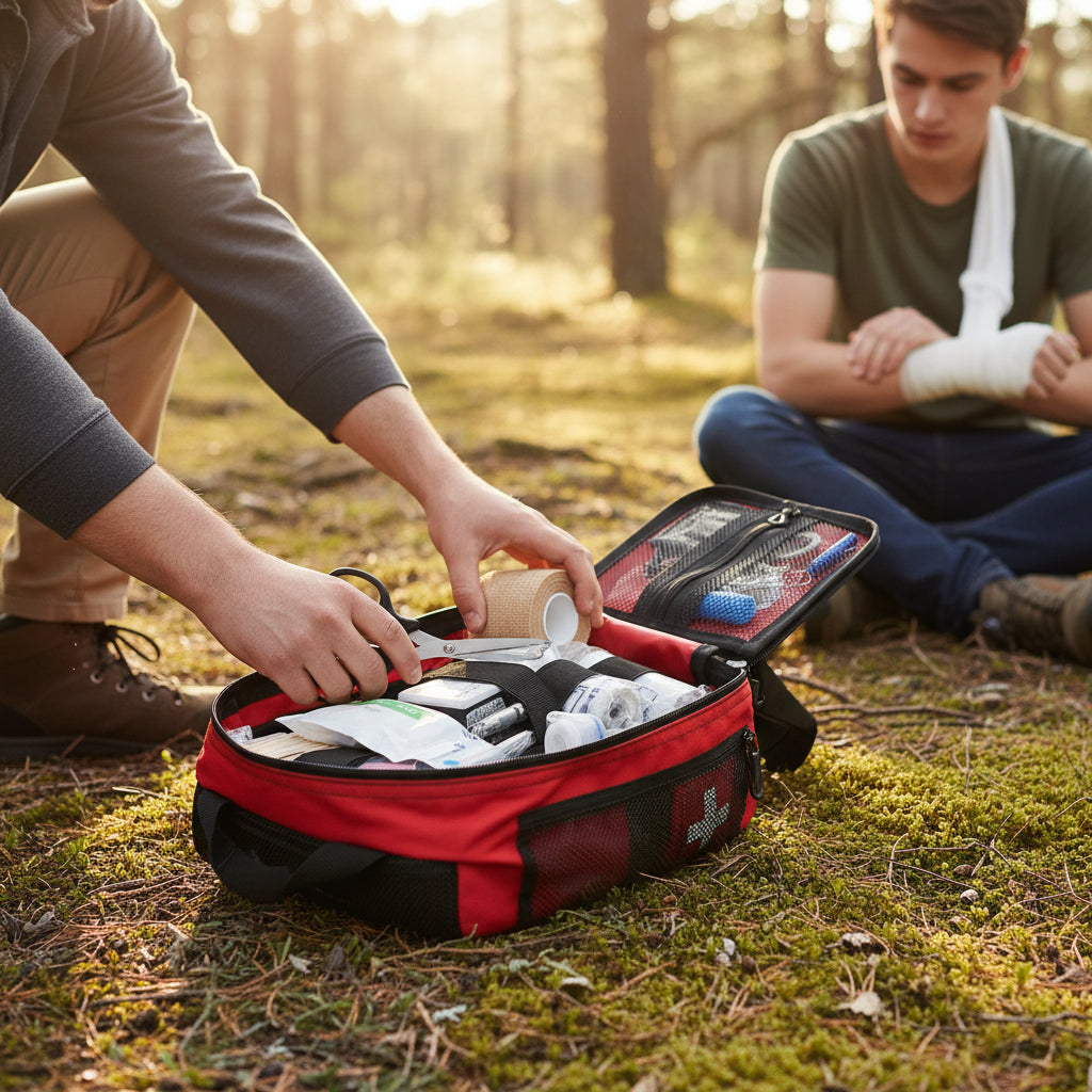 Kit Emergenza Primo Soccorso Portatile Sopravvivenza Outdoor