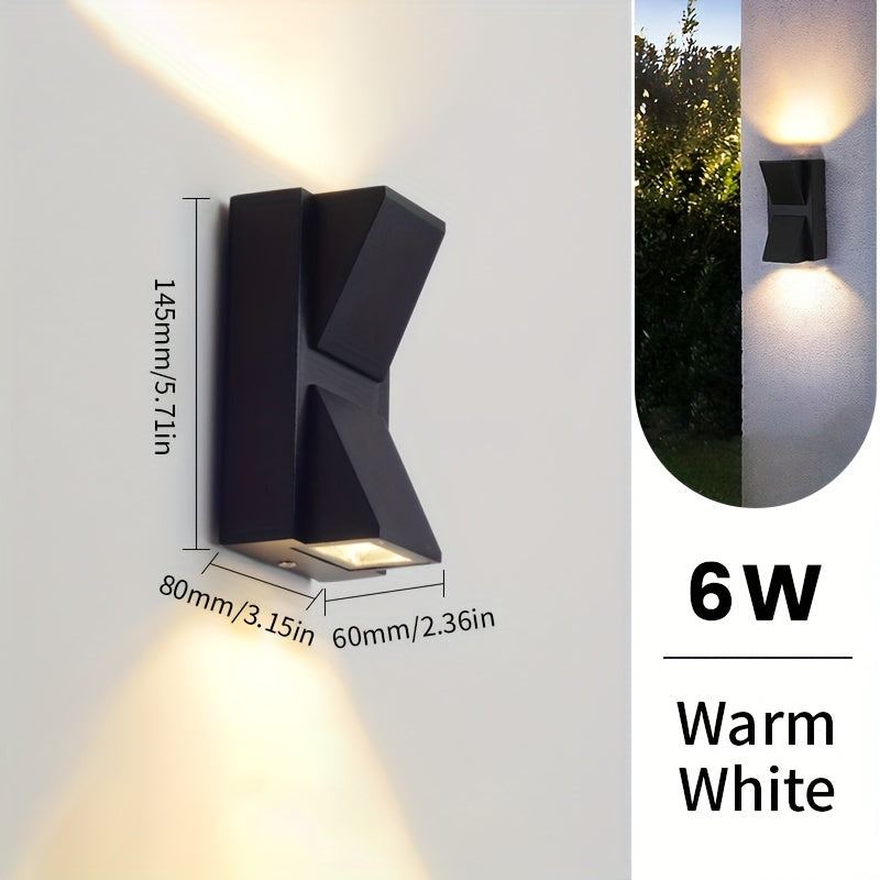 Lampada da parete esterna moderna a LED | Illuminazione decorativa impermeabile 3W / 6W