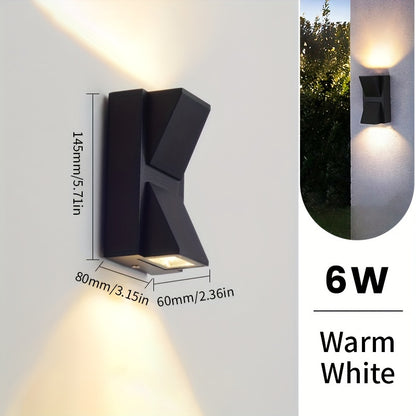 Lampada da parete esterna moderna a LED | Illuminazione decorativa impermeabile 3W / 6W