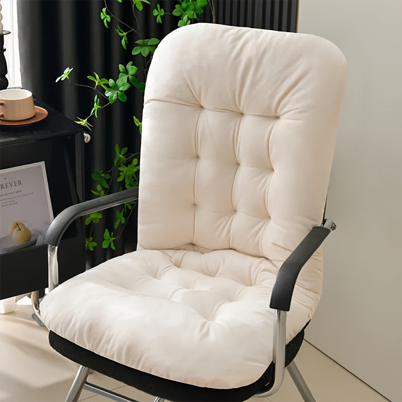 High-Back Chair Cushion | Thickened Soft Seat Pad with Back Support