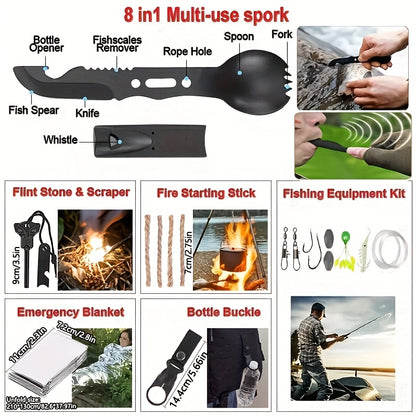 Rucsac Supraviețuire Trusă Urgență Outdoor Prim Ajutor Echipament