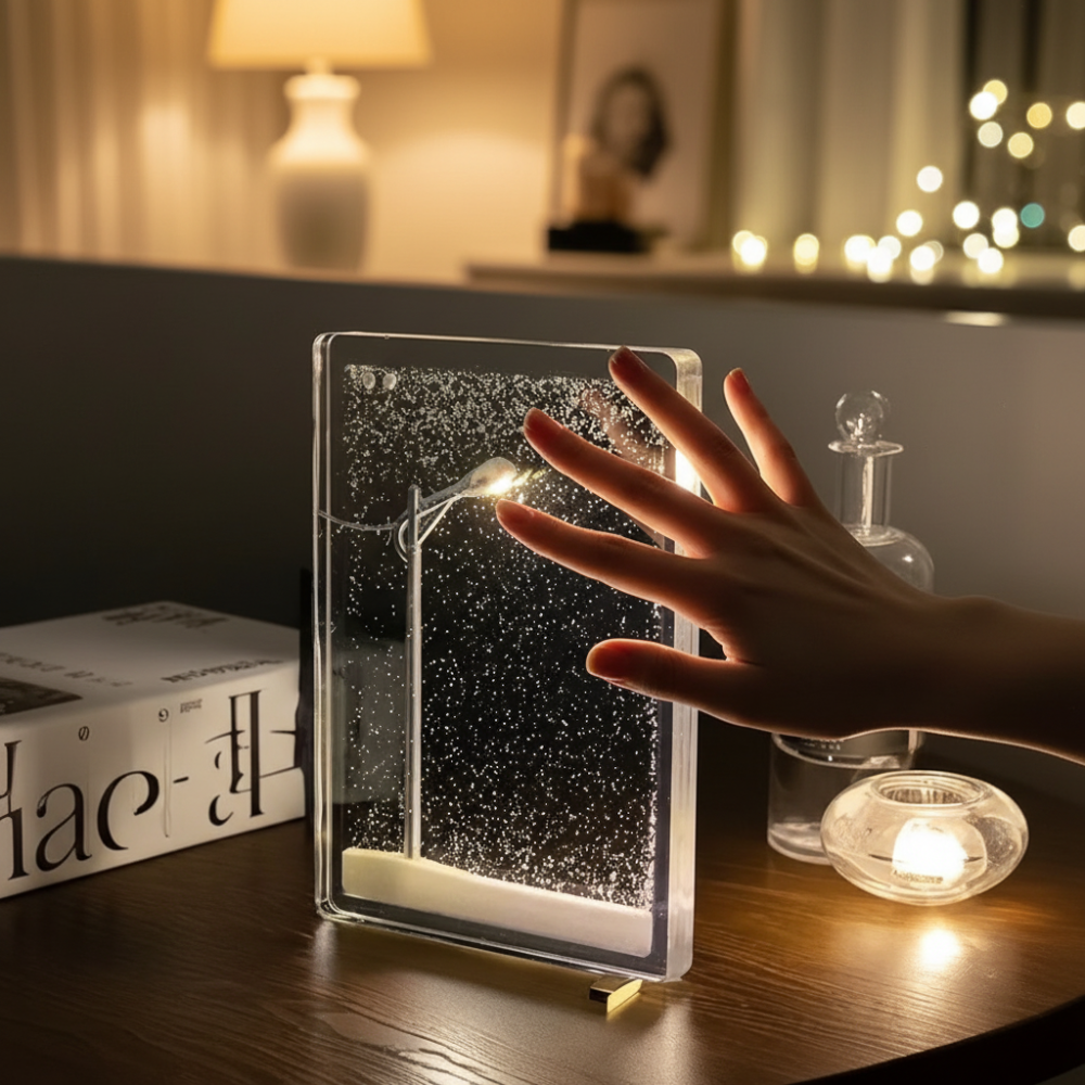 Iluminação Decorativa Lâmpada de Neve Mágica de Inverno