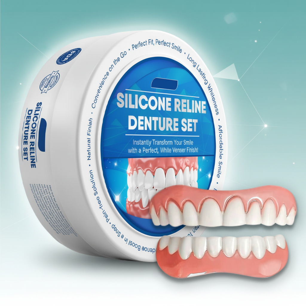 Denture Adhesive Perfect Fit Reline Kit Secure Hold - Image 1