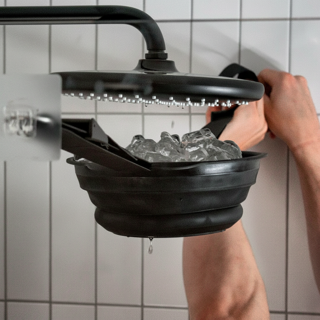 Desk Fan Cooling Shower Ice Therapy Cold Plunge Shower - Image 2