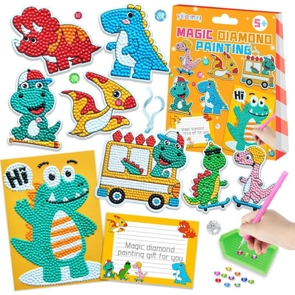 Diamond Painting Kit Unicorn Dino Wall Art Set - Image 2