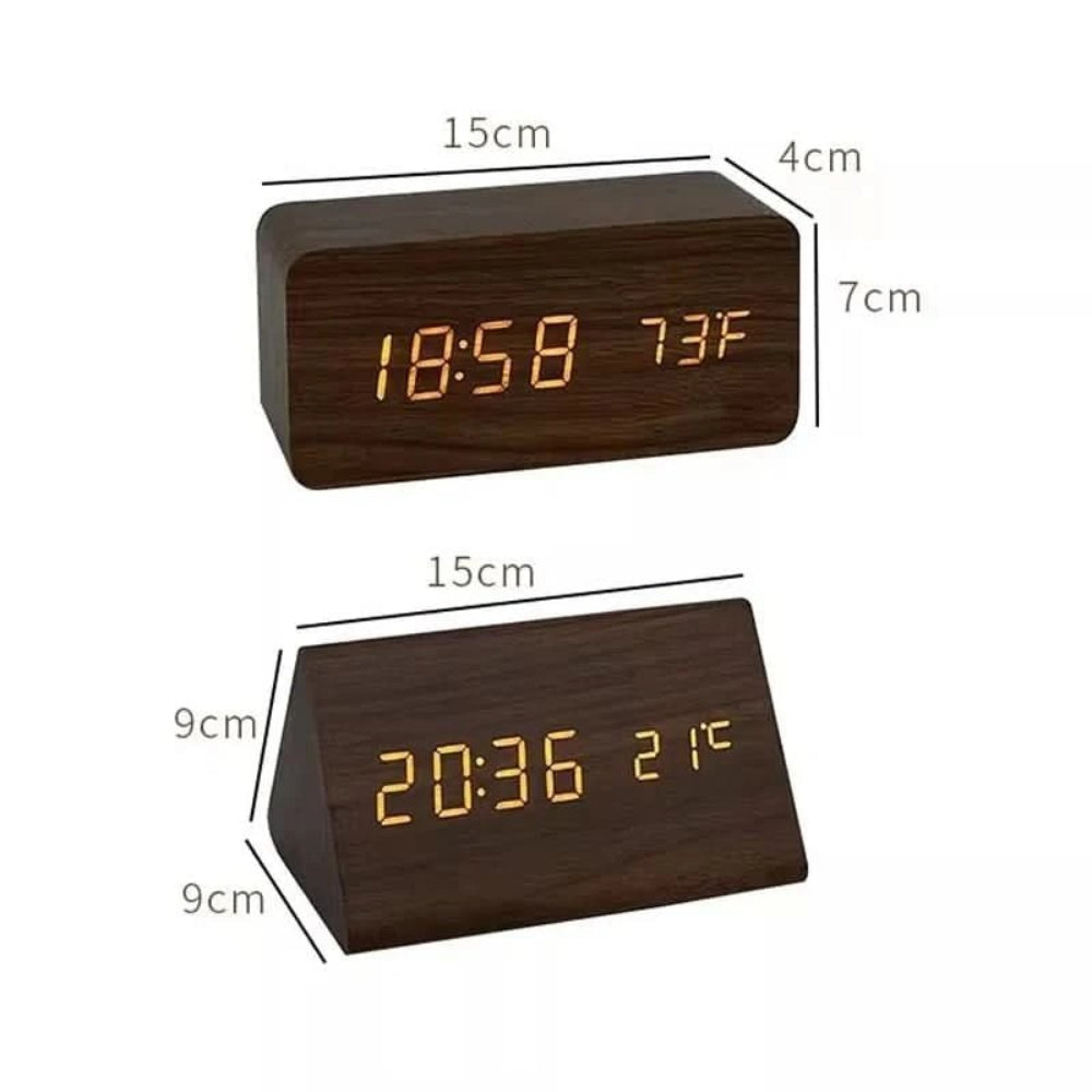 Digital Alarm Clock Modern Design Multi Function Display - Image 6