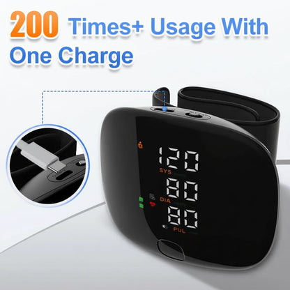 Digital Blood Pressure Monitor Wrist Automatic - Image 6