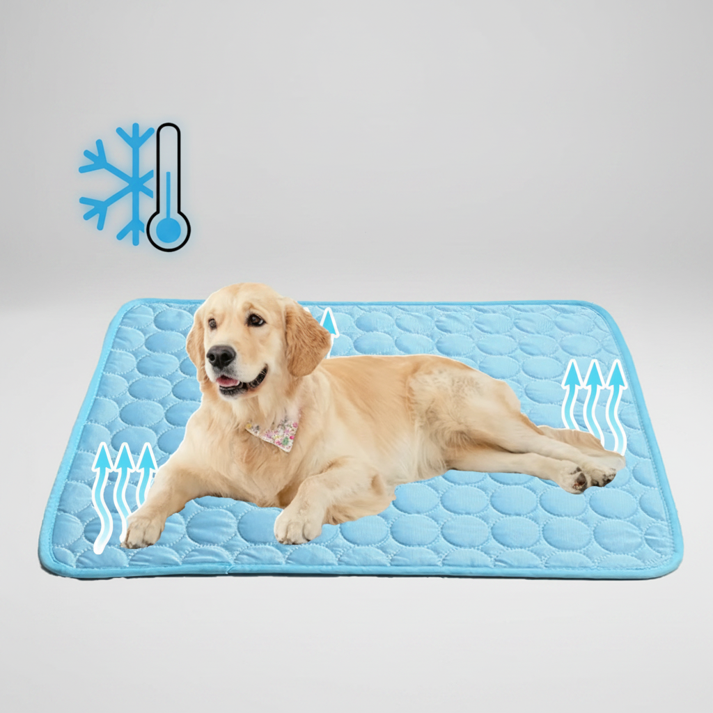 Dog Cooling Mat Pet Pad Breathable Foldable - Image 1