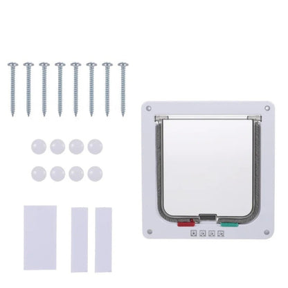 Dog Door Cat Door Pet Door Four Way Locking System - Image 12