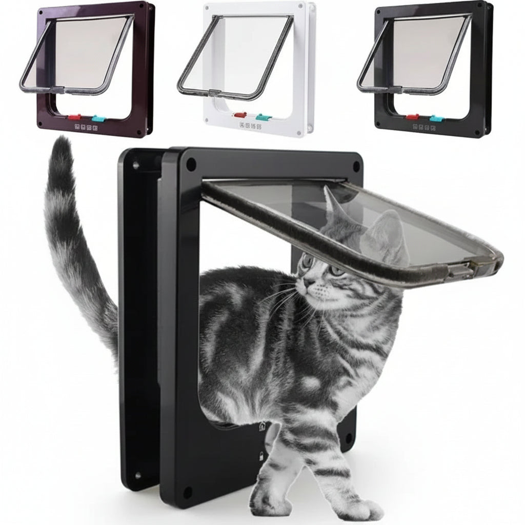 Dog Door Cat Door Pet Door Four Way Locking System - Image 2