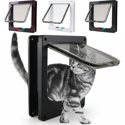 Dog Door Cat Door Pet Door Four Way Locking System - Image 2