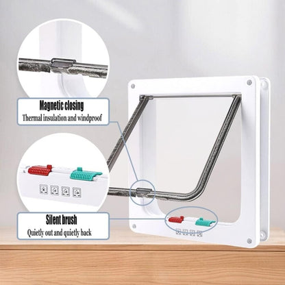 Dog Door Cat Door Pet Door Four Way Locking System - Image 6
