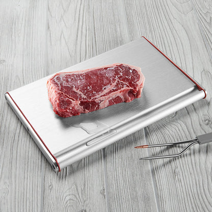 Drip Channel Defrosting Rapid Meat Tray Flat Quick - Image 1