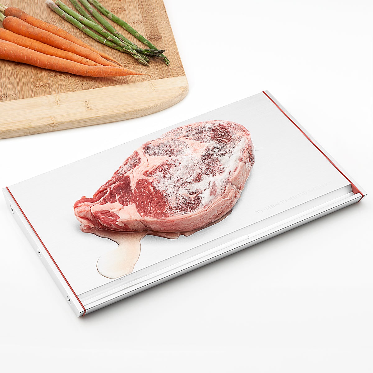 Drip Channel Defrosting Rapid Meat Tray Flat Quick - Image 2