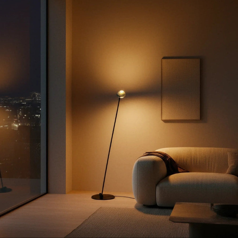 Dual Head Floor Lamp Modern Contemporary Adjustable Arch - Image 1