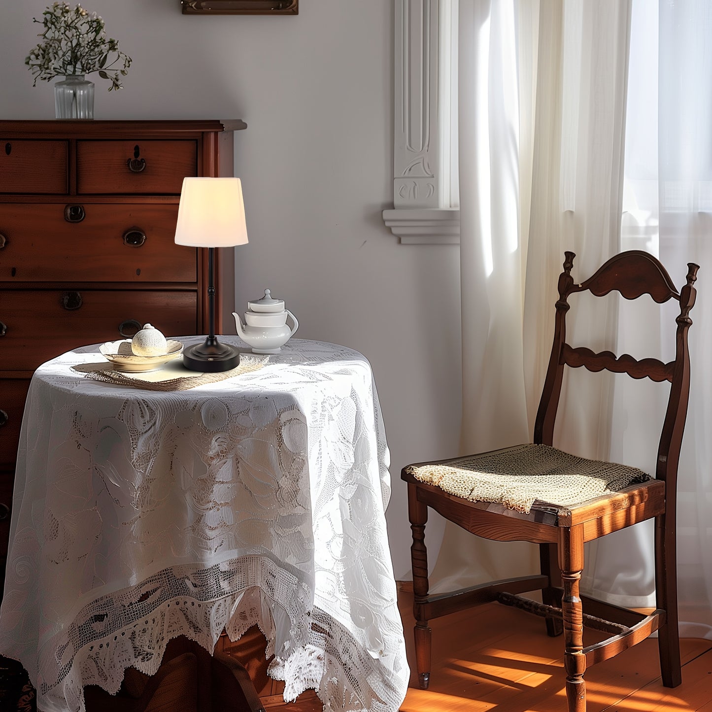 Lampă de masă fără fir cu intensitate reglabilă | Reîncărcabilă prin USB