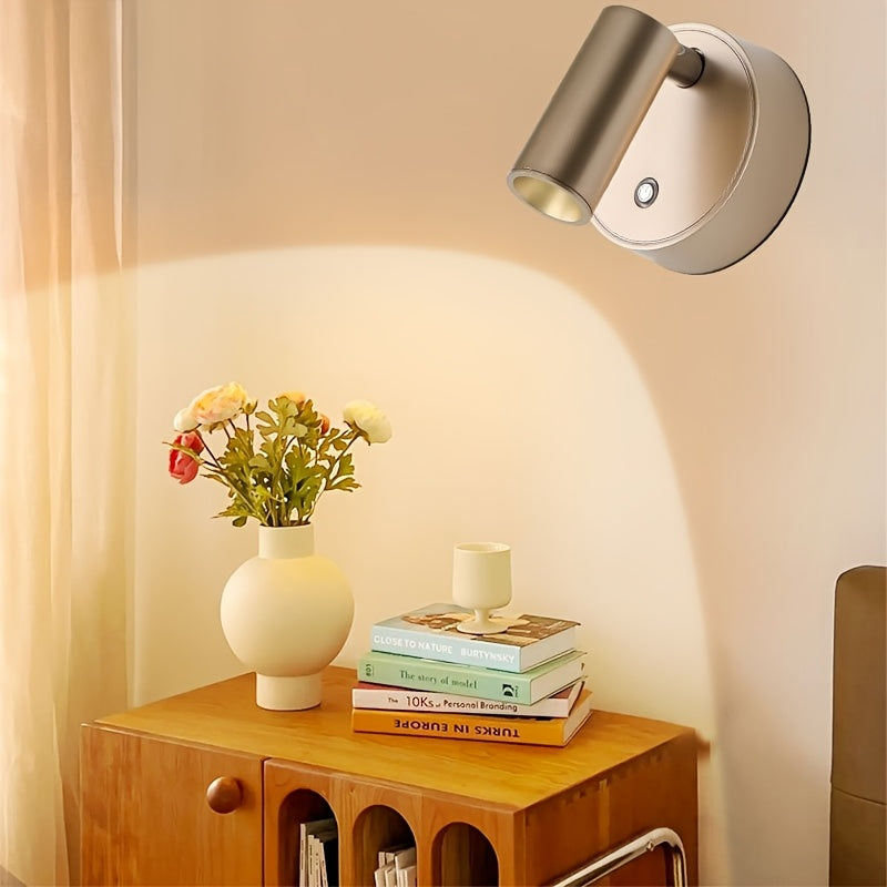 Luz de Pared Magnética Recargable | Control Táctil y Diseño Inalámbrico