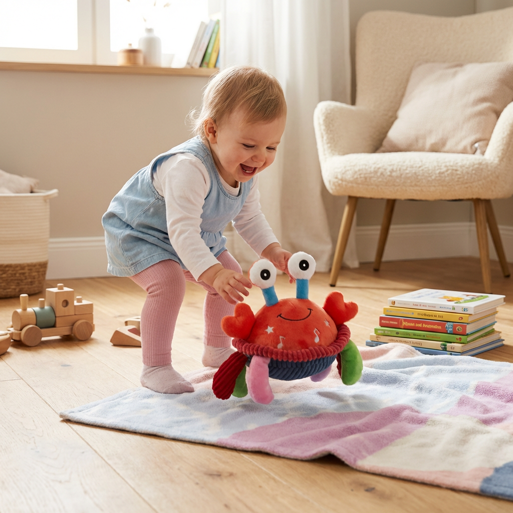 Educational Toy Interactive Toy Musical Crab Activity - Image 1