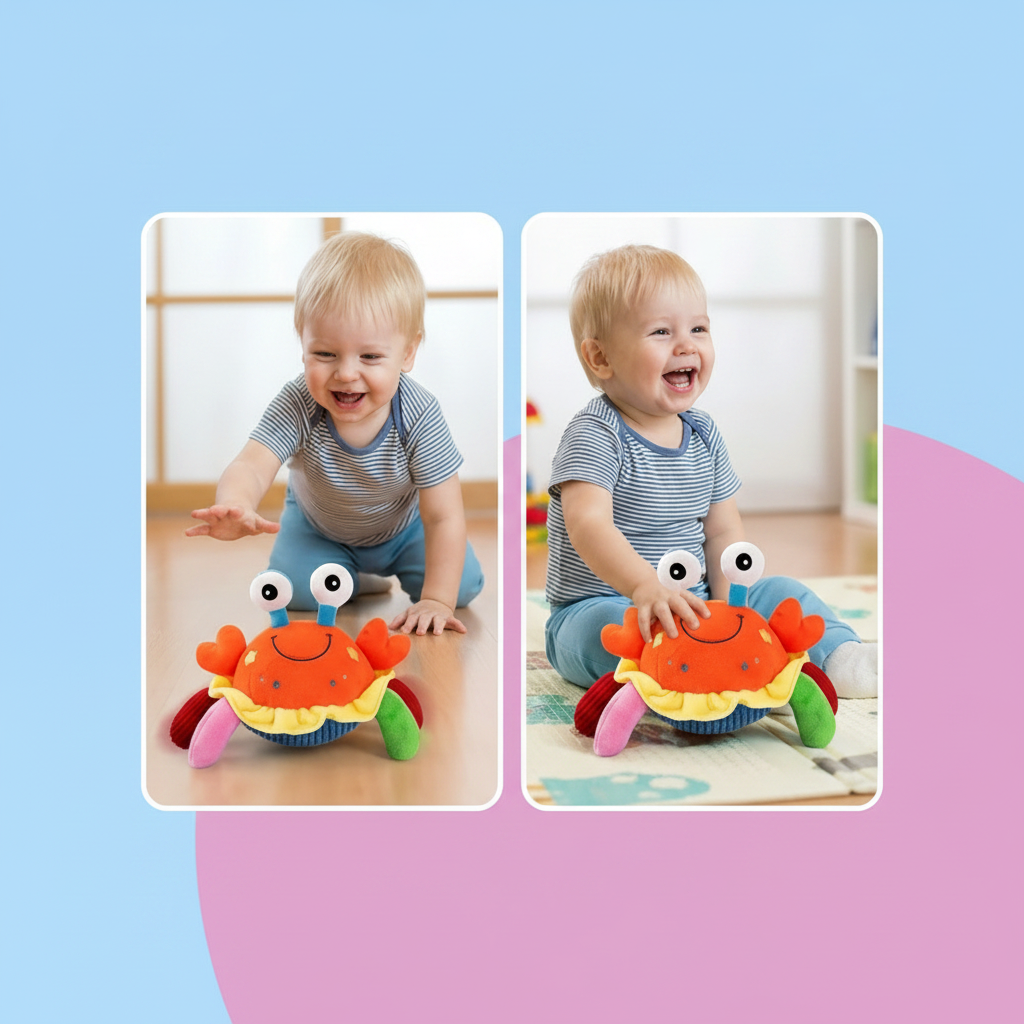 Educational Toy Interactive Toy Musical Crab Activity - Image 3