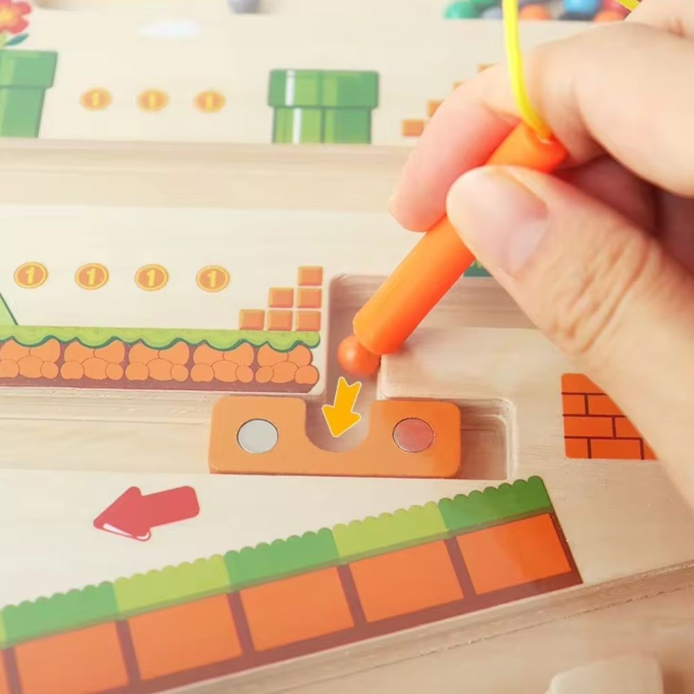Educational Toy Toddlers Fine Motor Skills Magnetic Maze - Image 2