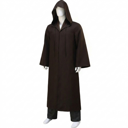 Halloween-Kostüm für Erwachsene, Kapuzen-Abenteuer-Stern-Roben-Set