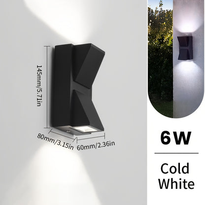 Lampada da parete esterna moderna a LED | Illuminazione decorativa impermeabile 3W / 6W