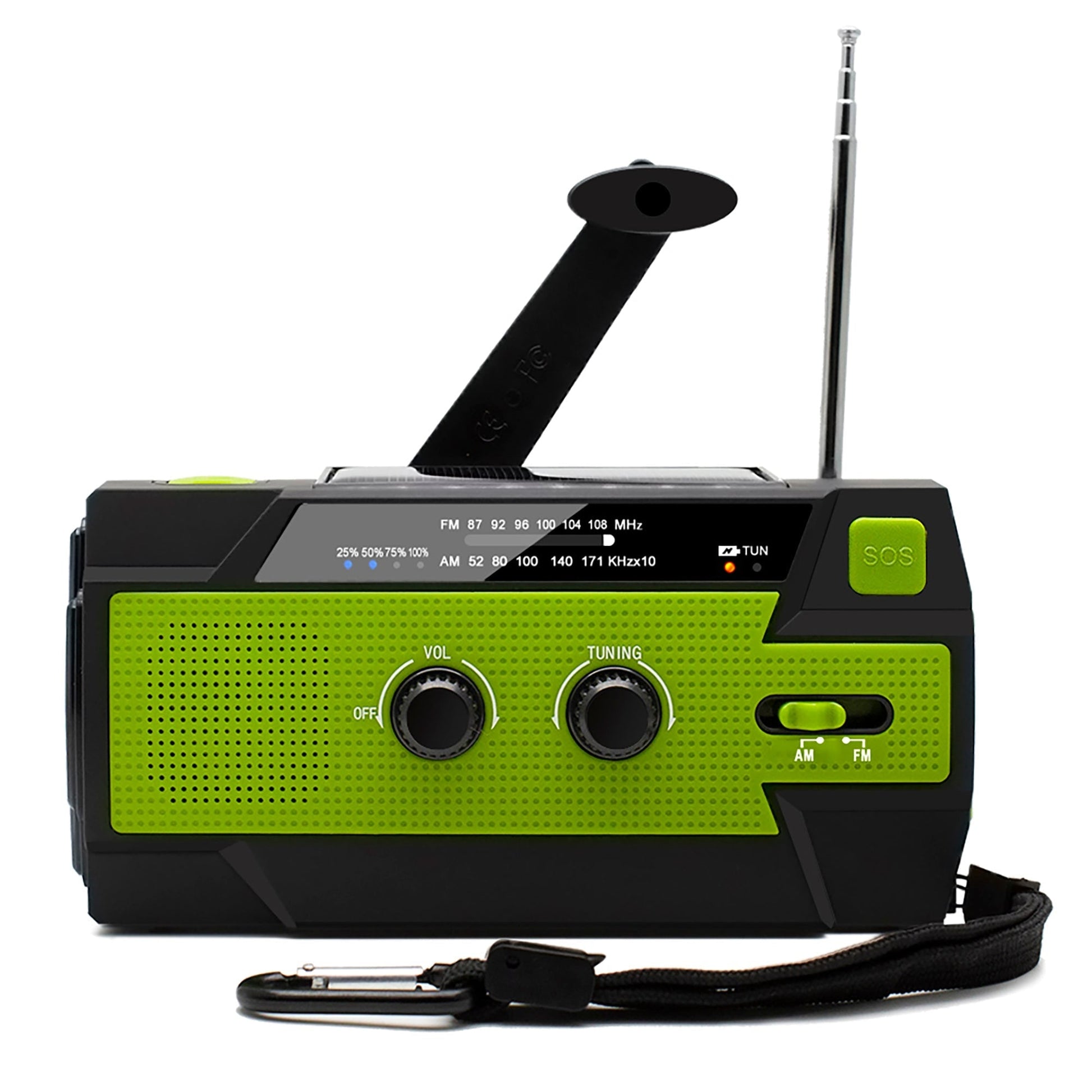 Emergency Radio Hand Crank Portable Survival Device - Image 2