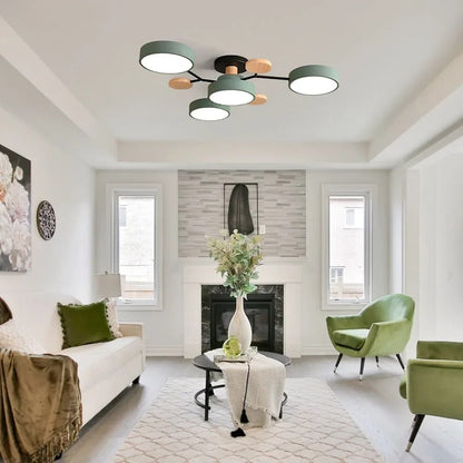 Energy Efficient Semi Flush Ceiling Light LED Chandelier - Image 19