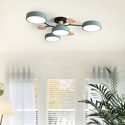 Energy Efficient Semi Flush Ceiling Light LED Chandelier - Image 20