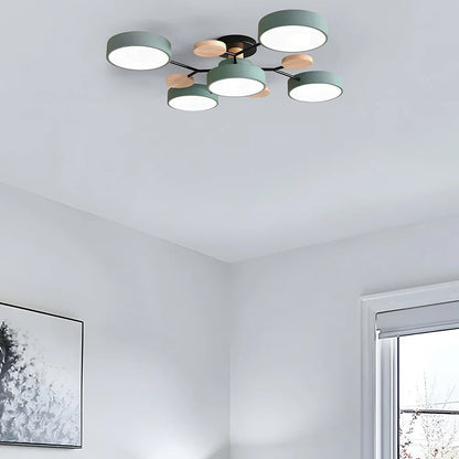 Energy Efficient Semi Flush Ceiling Light LED Chandelier - Image 22