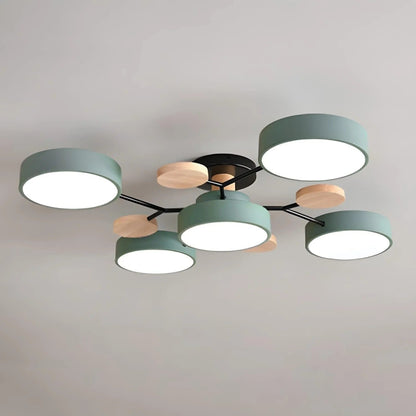 Energy Efficient Semi Flush Ceiling Light LED Chandelier - Image 23