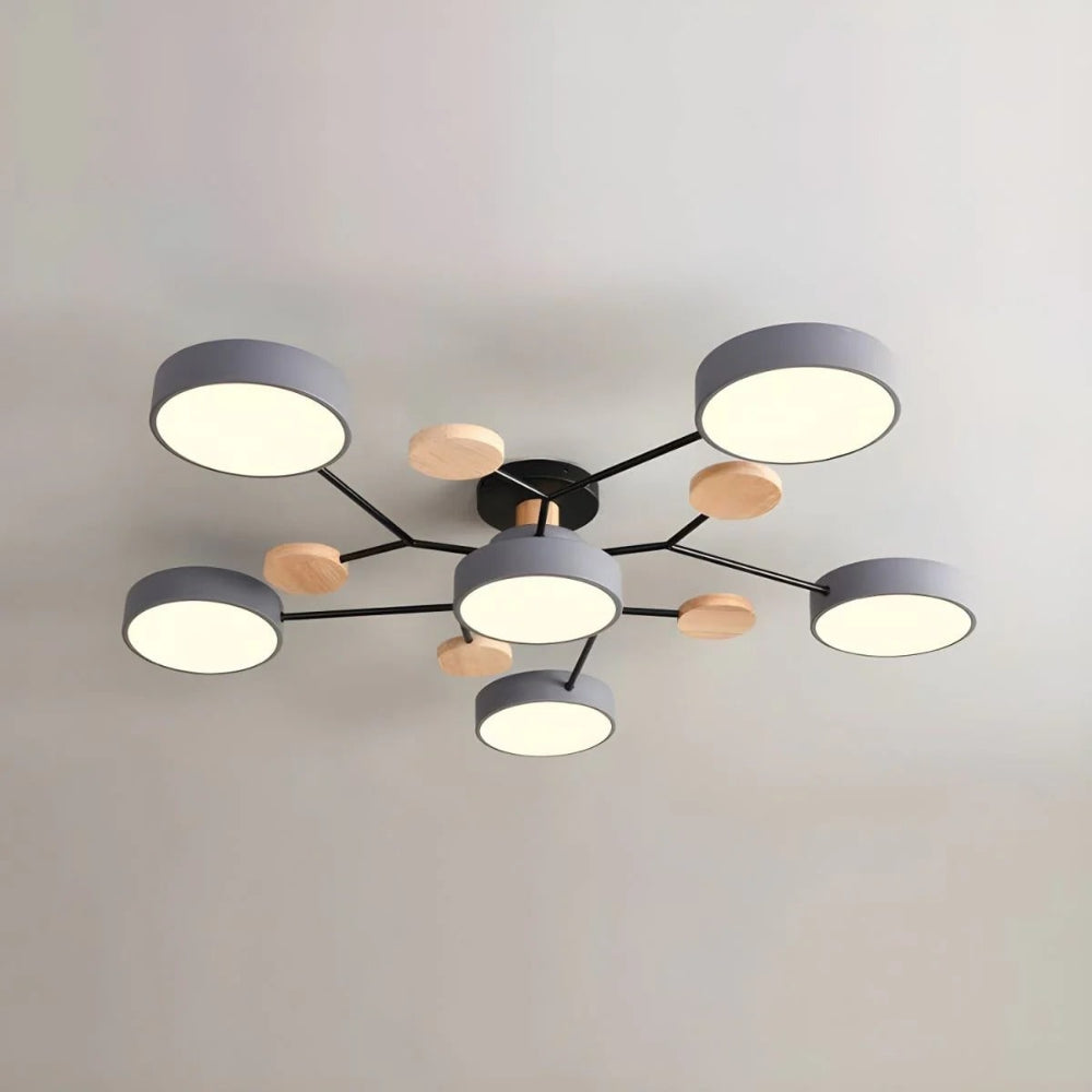 Energy Efficient Semi Flush Ceiling Light LED Chandelier - Image 32