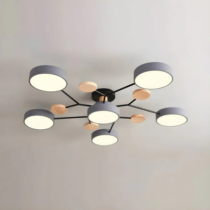 Energy Efficient Semi Flush Ceiling Light LED Chandelier - Image 32