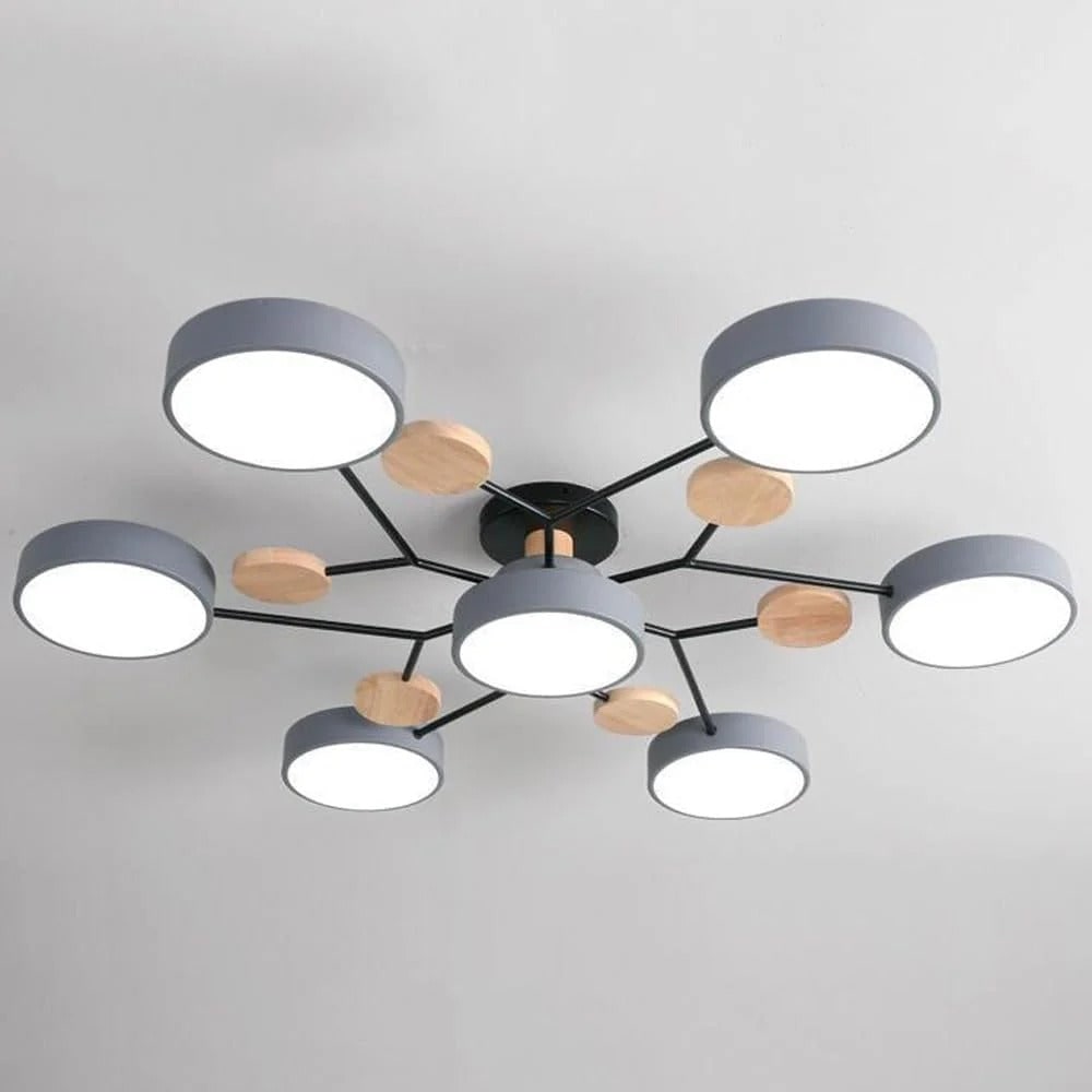 Energy Efficient Semi Flush Ceiling Light LED Chandelier - Image 34
