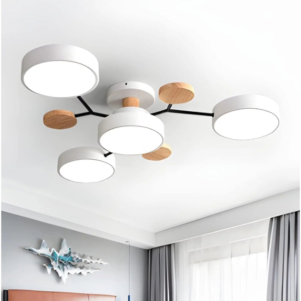 Energy Efficient Semi Flush Ceiling Light LED Chandelier - Image 35