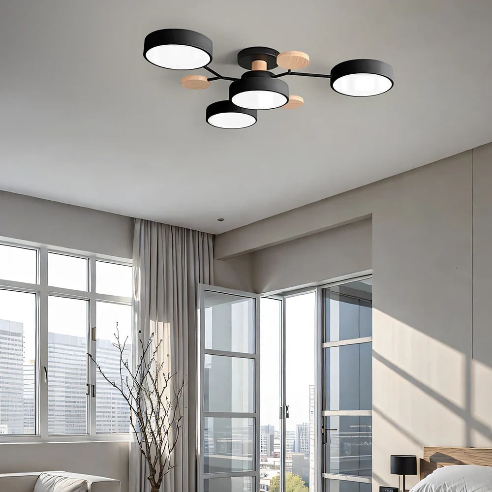 Energy Efficient Semi Flush Ceiling Light LED Chandelier - Image 4