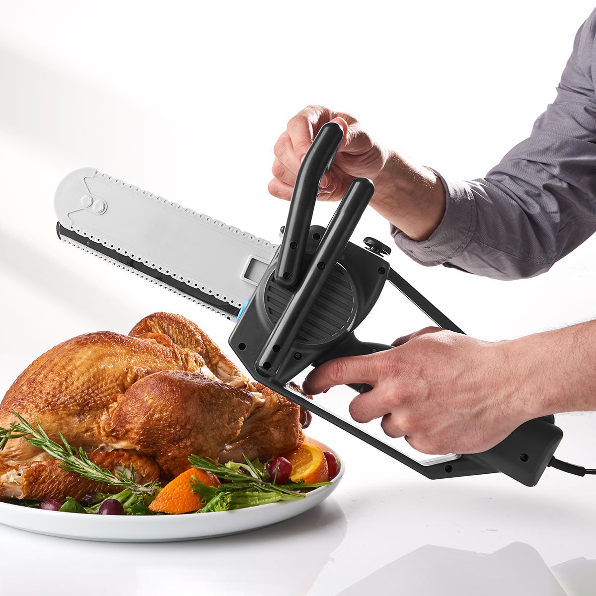 Ergonomic Electric Carving Knife Kitchen Gadget Tool - Image 4
