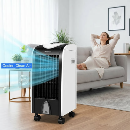 Evaporative Portable Swamp Cooler Compact Refillable - Image 4