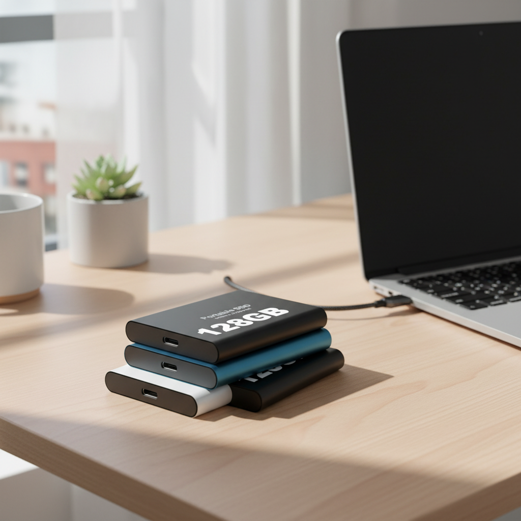 External Hard Drive Portable Ssd Compact Storage Device 128gb - Image 3