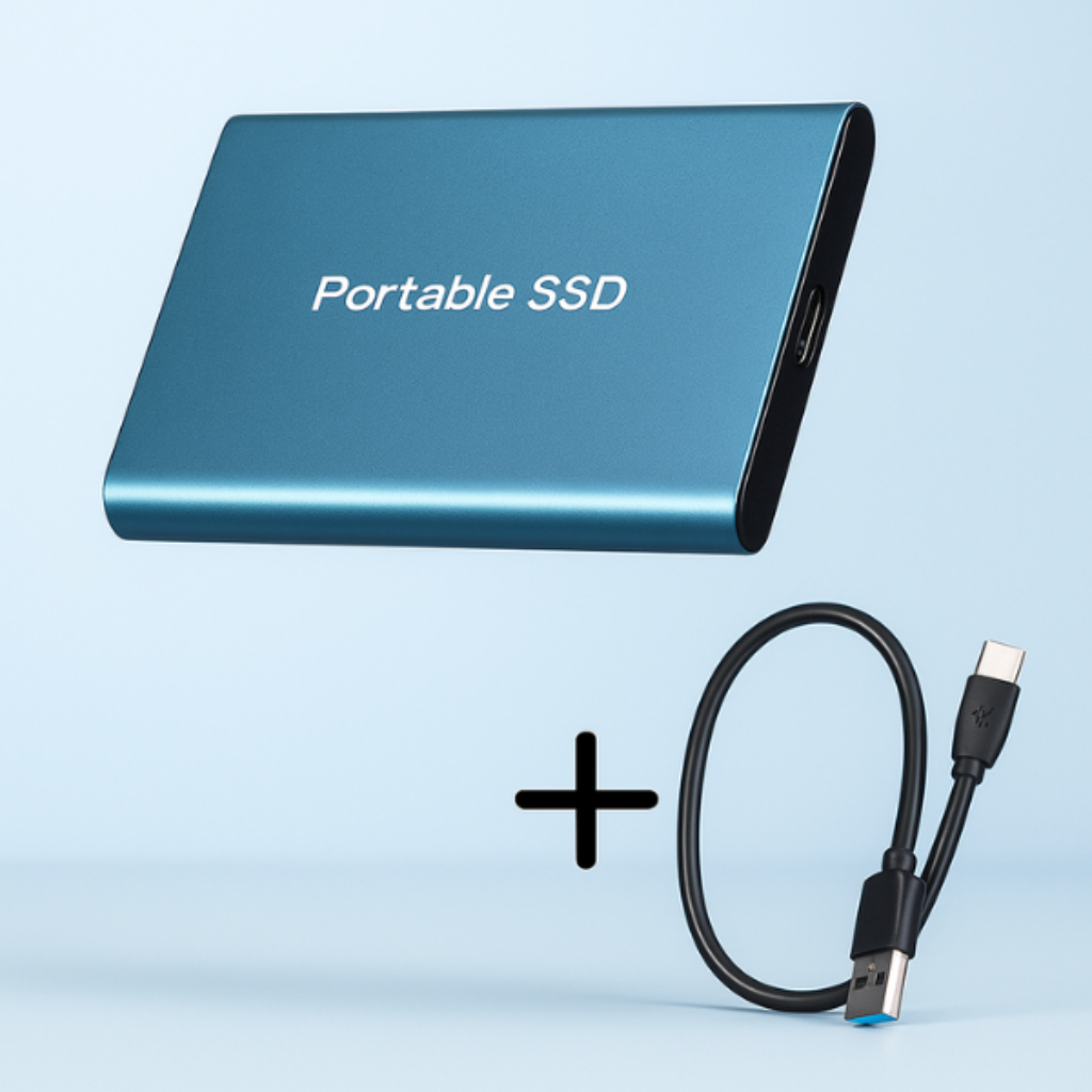 External Hard Drive Portable Ssd Fast Ssd Usb  C Compact Storage - Image 1