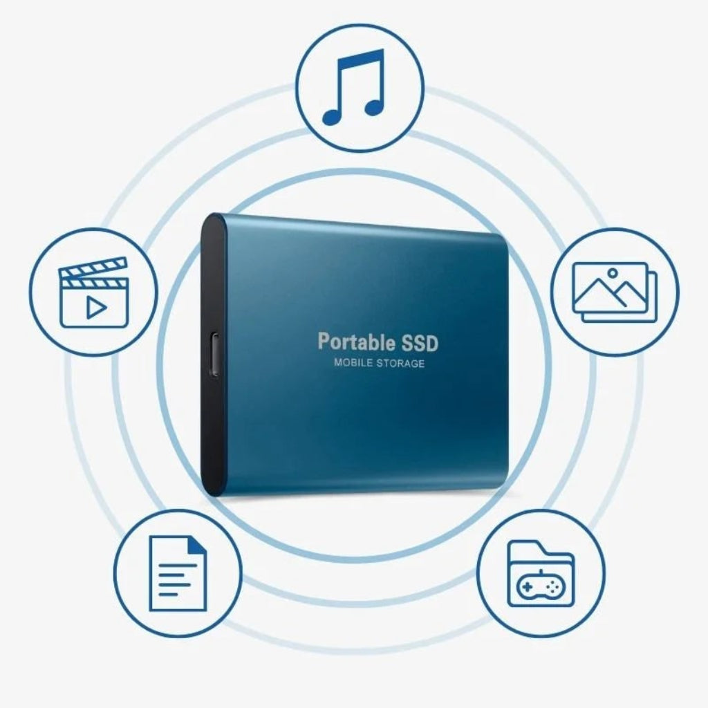 External Hard Drive Portable Ssd High Speed Plug Play Storage Device - Image 4