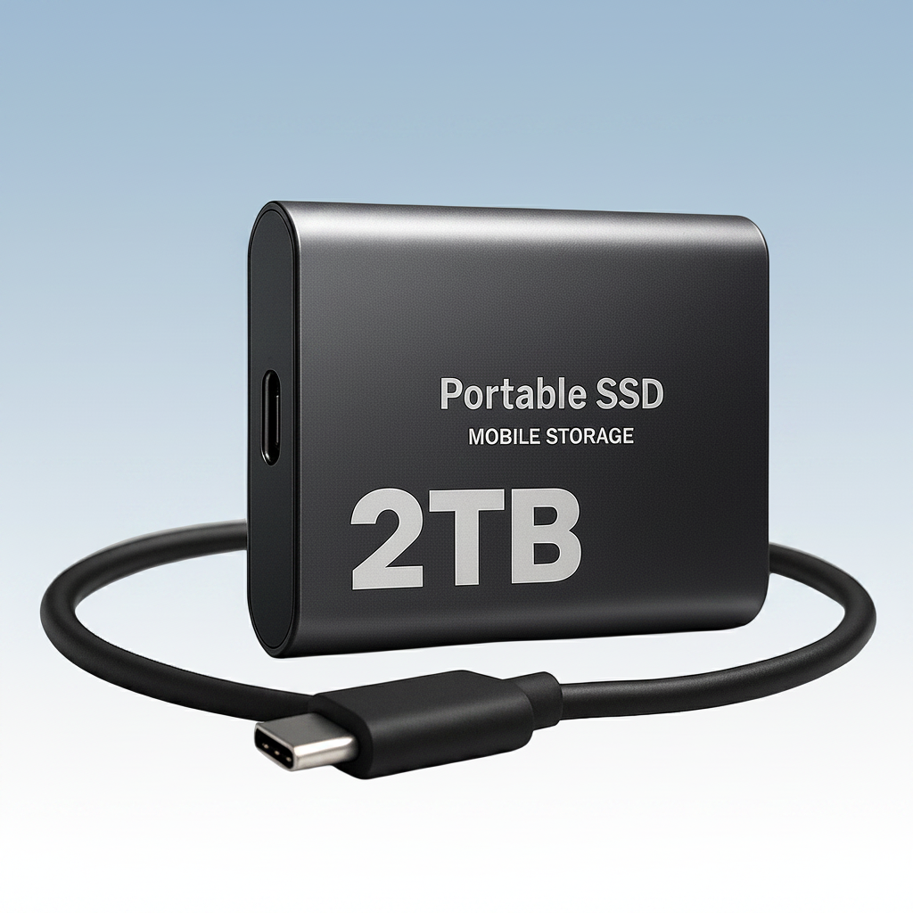 External Hard Drive Portable Ssd High Speed Usb C 2tb Storage ...