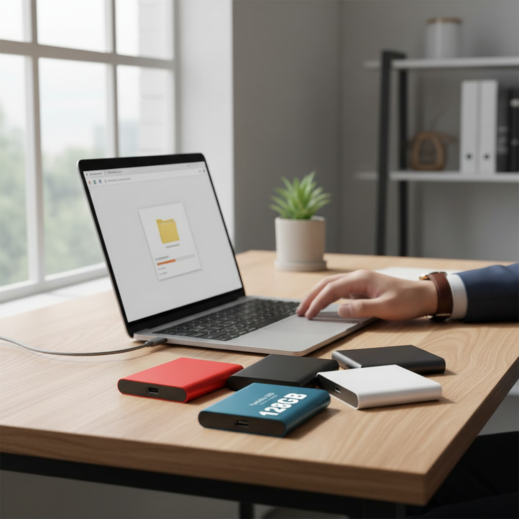 External Hard Drive Portable Ssd Plug Play USB - Image 3