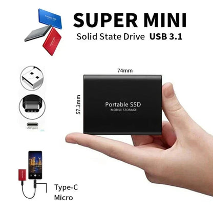 External Hard Drive Portable Ssd Solid State Drive Mobile Storage - Image 6