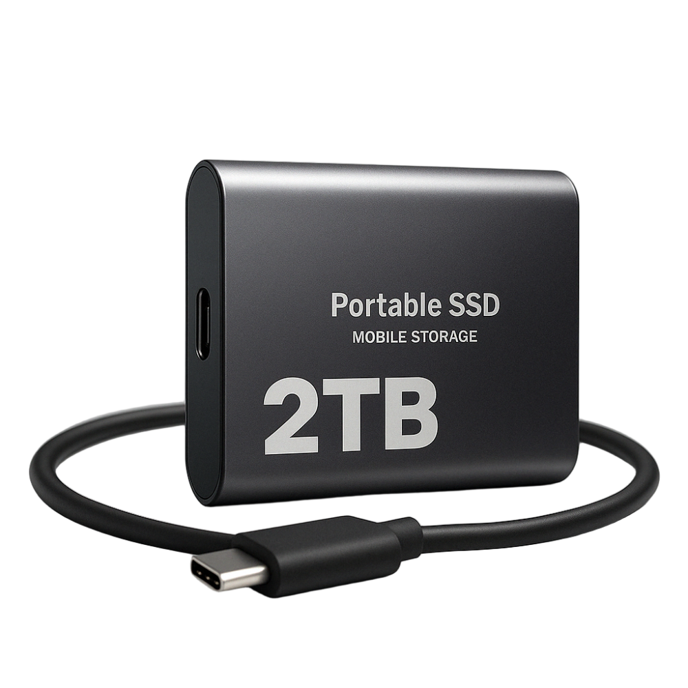 External Hard Drive Portable Ssd Usb C 2tb Mobile Storage - Image 1
