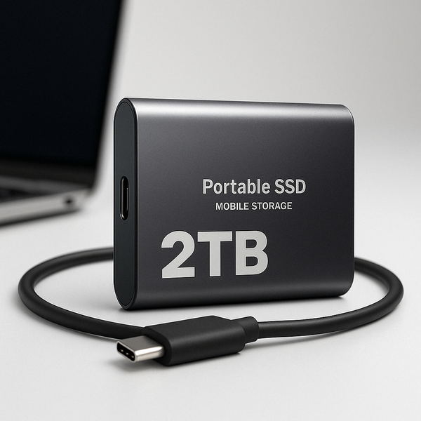 External Hard Drive Portable Ssd Usb C Mobile Storage 2tb - Image 1