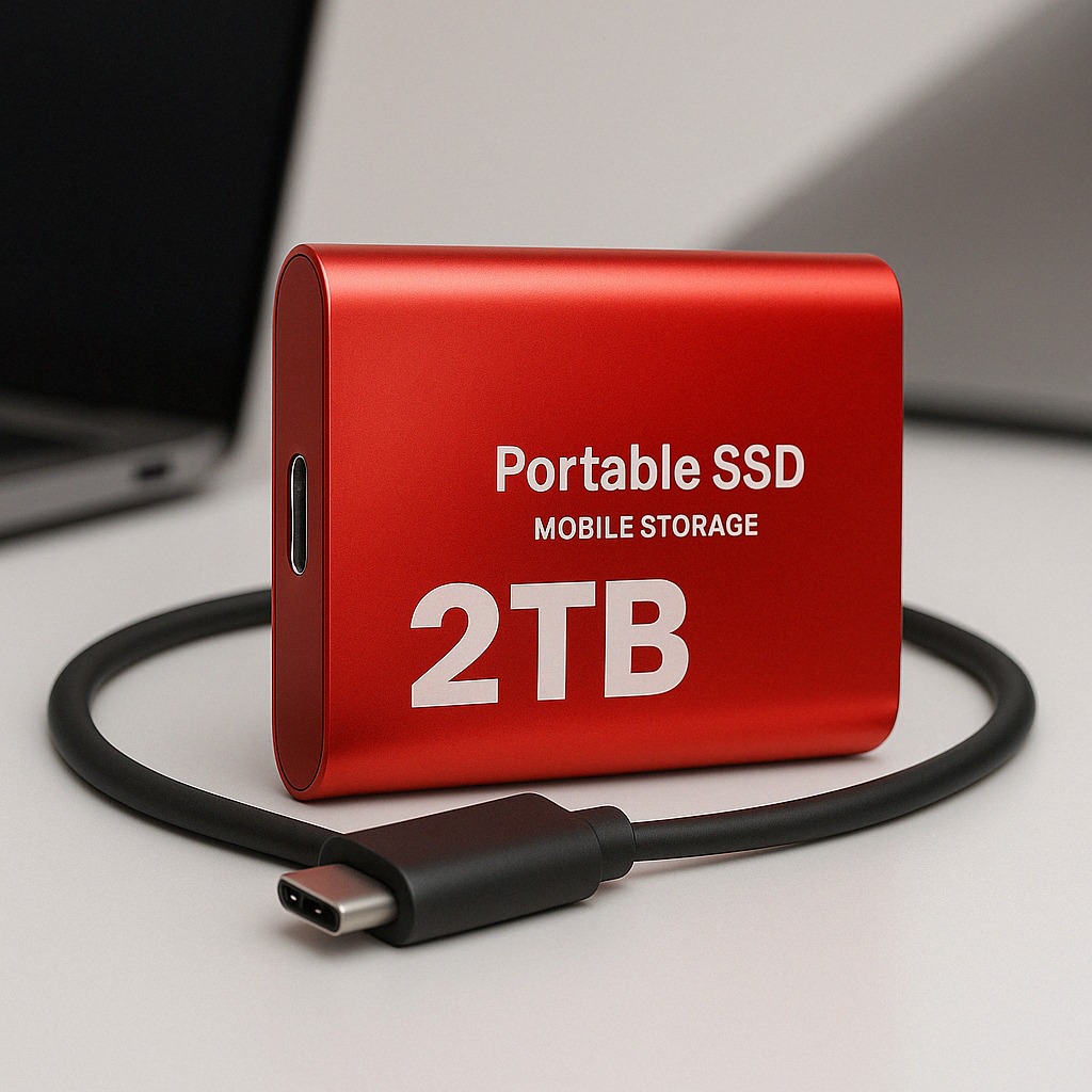 External Hard Drive Portable Ssd Usb C Mobile Storage 2tb - Image 2