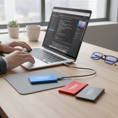 External Hard Drive Portable Ssd Usb C Mobile Storage Compact Design - Image 1
