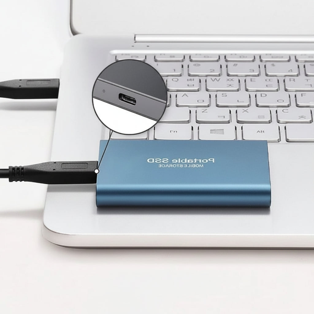 External Hard Drive Portable Ssd Usb C Mobile Storage Compact Design - Image 5